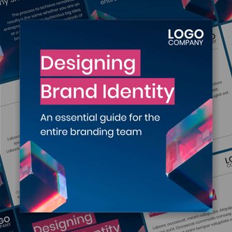 Free carousel brand identity template