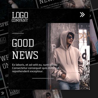 Free carousel clothing launch template