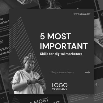 Free carousel digital marketers template
