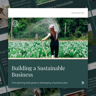 Free carousel sustainable business template