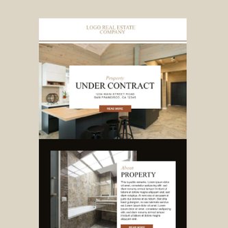 Free email marketing template