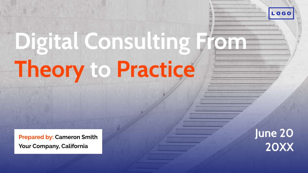Free presentation  consulting firm template