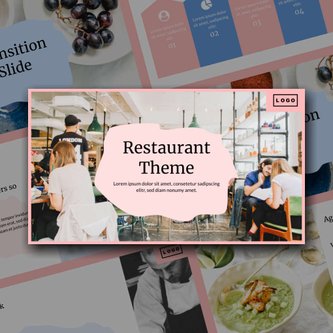 Free presentation restaurant template