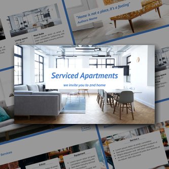 Free presentation serviced apartments template
