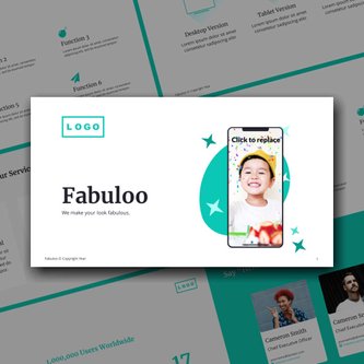 Free presentation software service template