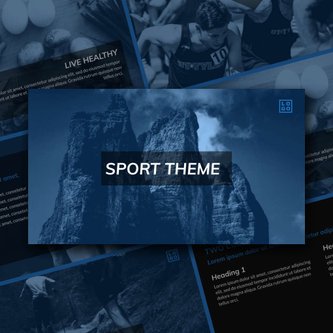 Free presentation sport template