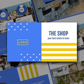 Free presentation the shop template