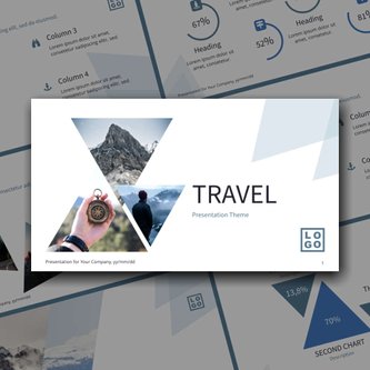 Free presentation travel template