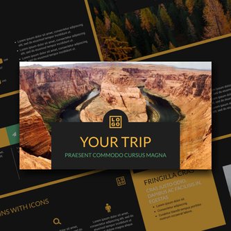Free presentation trip template