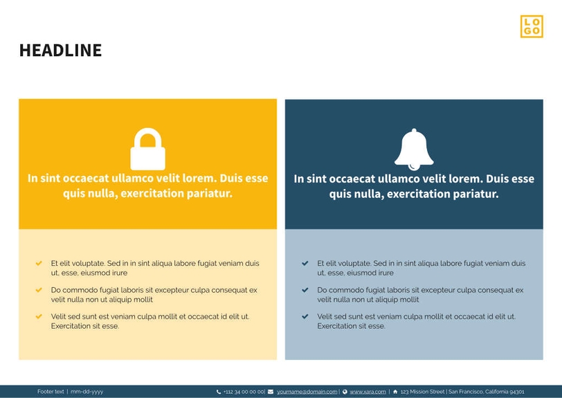 Free proposal  security template