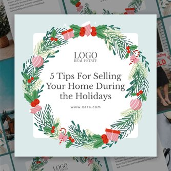 Free carousel christmas selling tips template